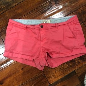 Coral shorts